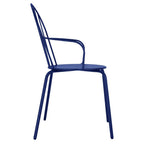 Bolero Adeline Arm Chair Dark Navy (Set 4)