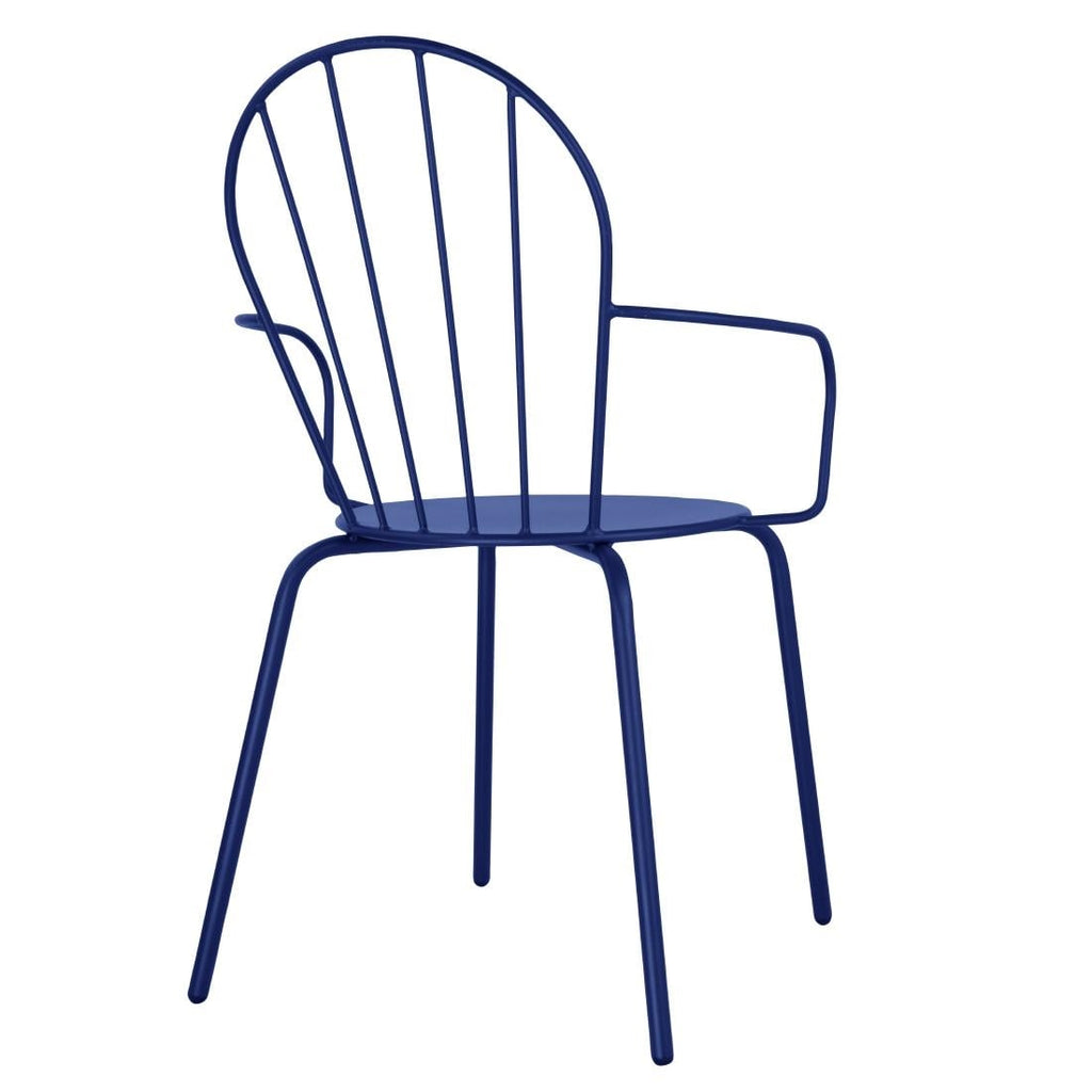Bolero Adeline Arm Chair Dark Navy (Set 4)