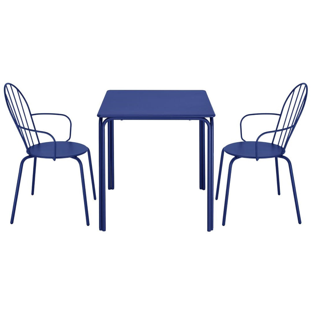 Bolero Adeline Arm Chair Dark Navy (Set 4)