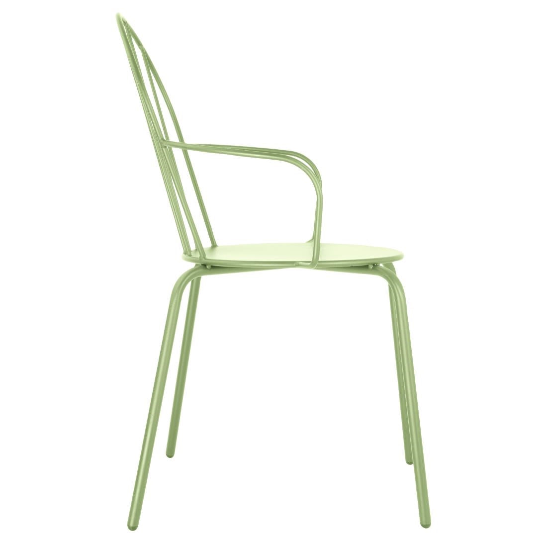Bolero Adeline Arm Chair Light Green (Set 4)