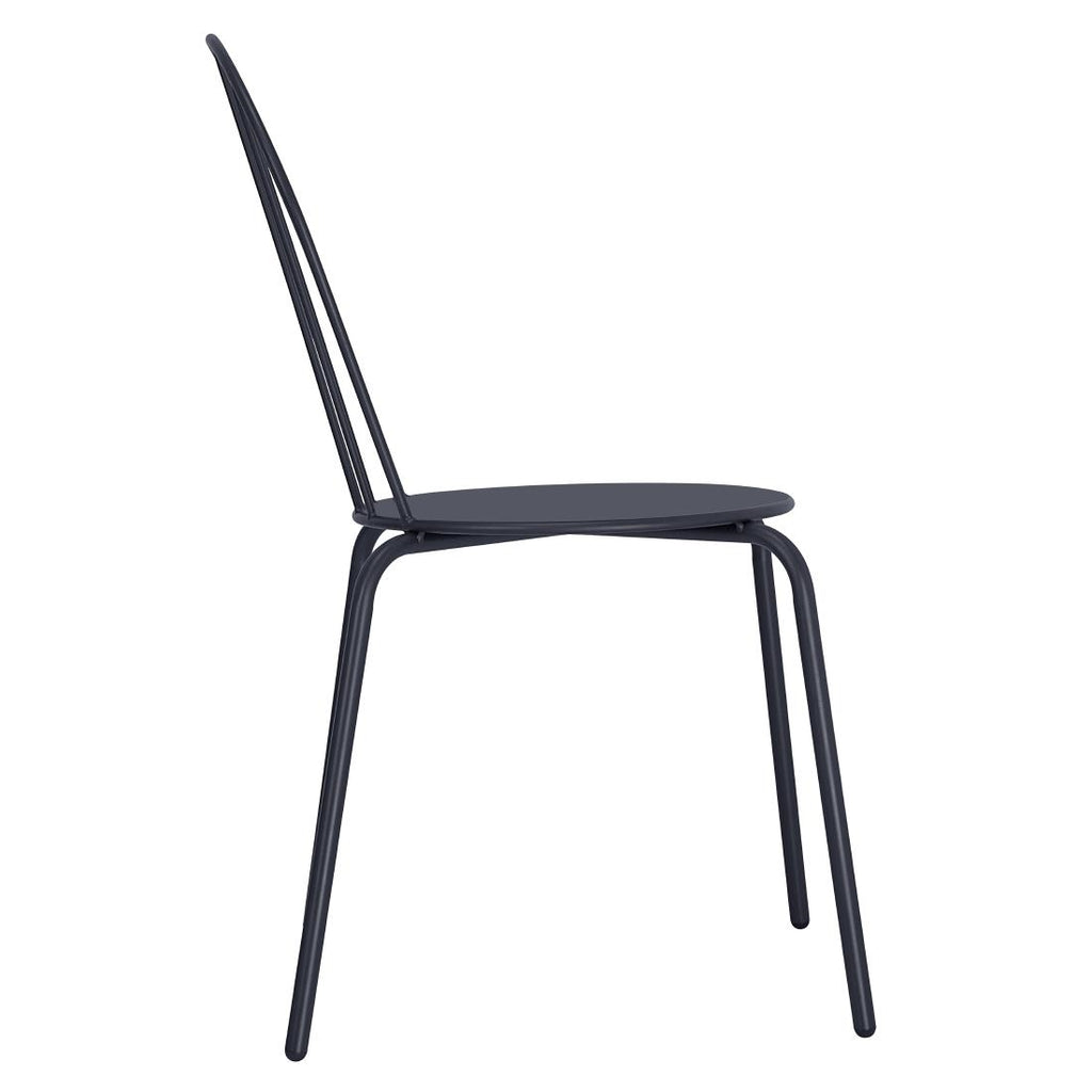 Bolero Adeline Side Chair Slate Blue (Set 4)