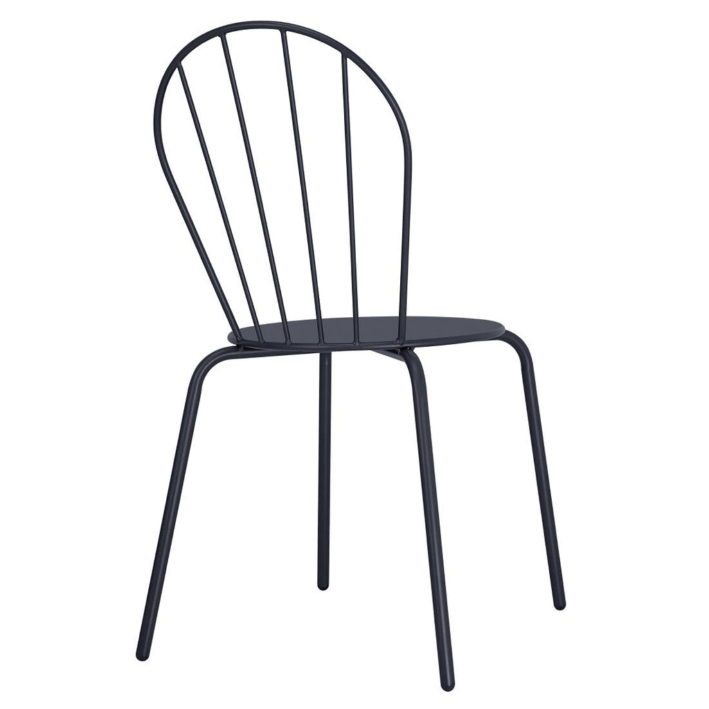 Bolero Adeline Side Chair Slate Blue (Set 4)