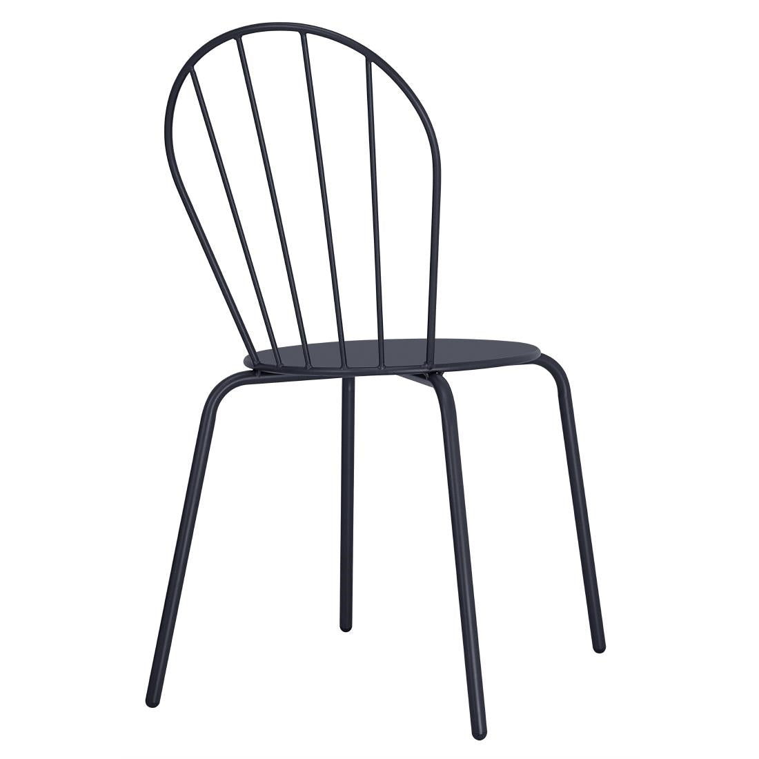 Bolero Adeline Side Chair Slate Blue (Set 4)