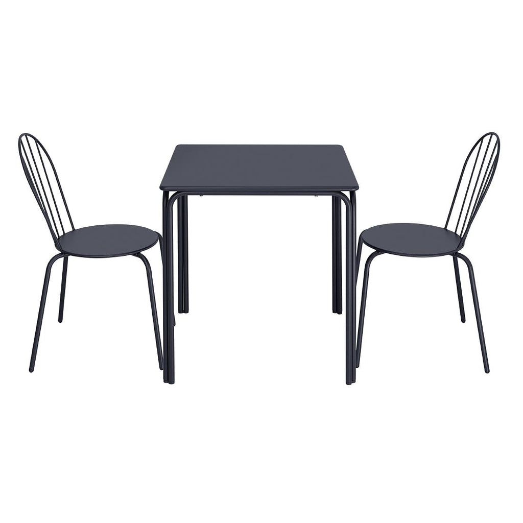 Bolero Adeline Side Chair Slate Blue (Set 4)