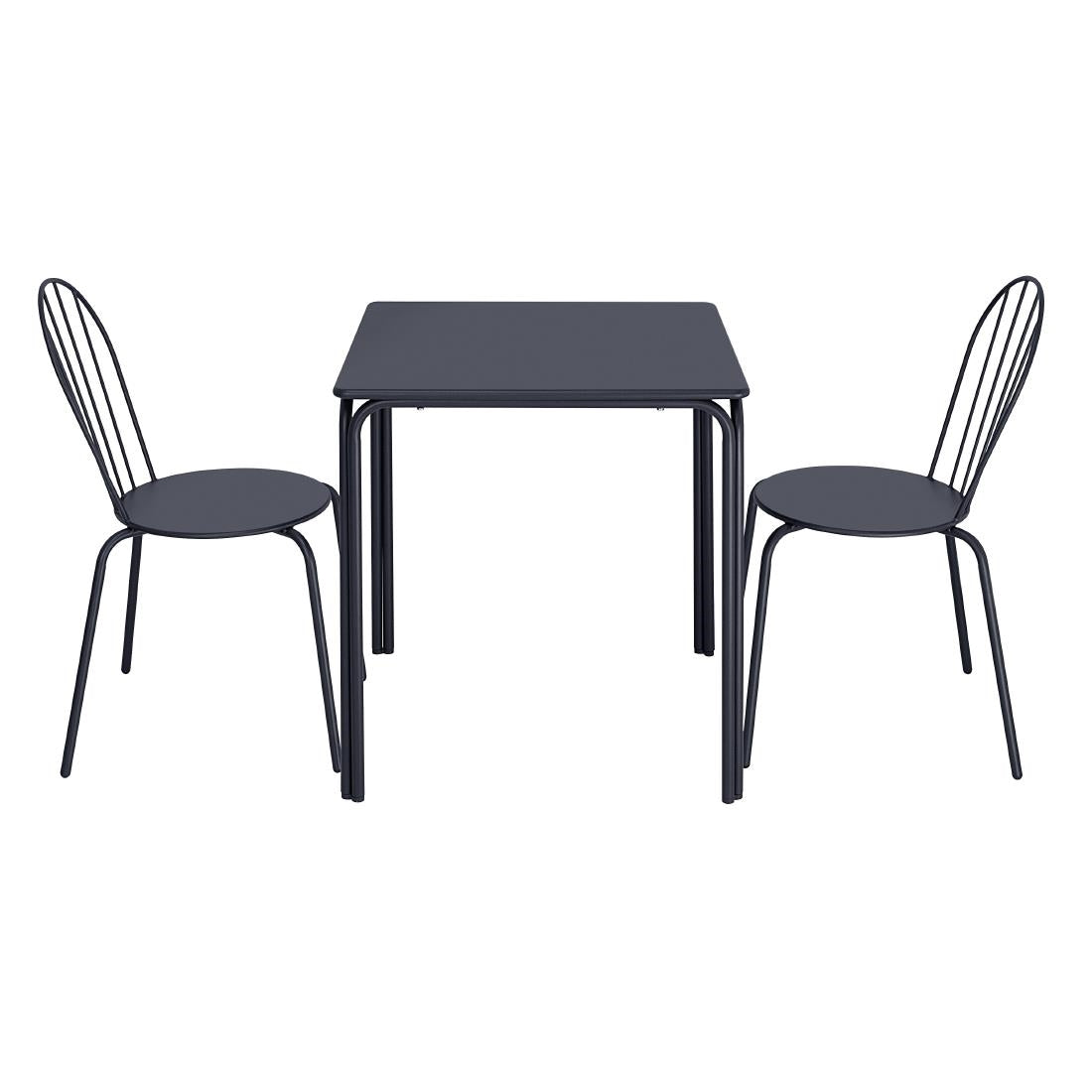 Bolero Adeline Side Chair Slate Blue (Set 4)