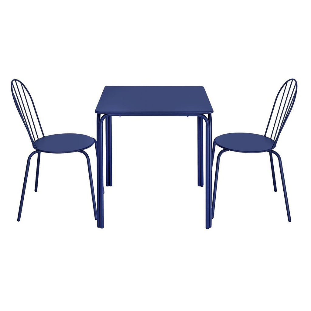 Bolero Adeline Side Chair Dark Navy (Set 4)