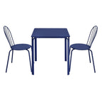 Bolero Adeline Side Chair Dark Navy (Set 4)