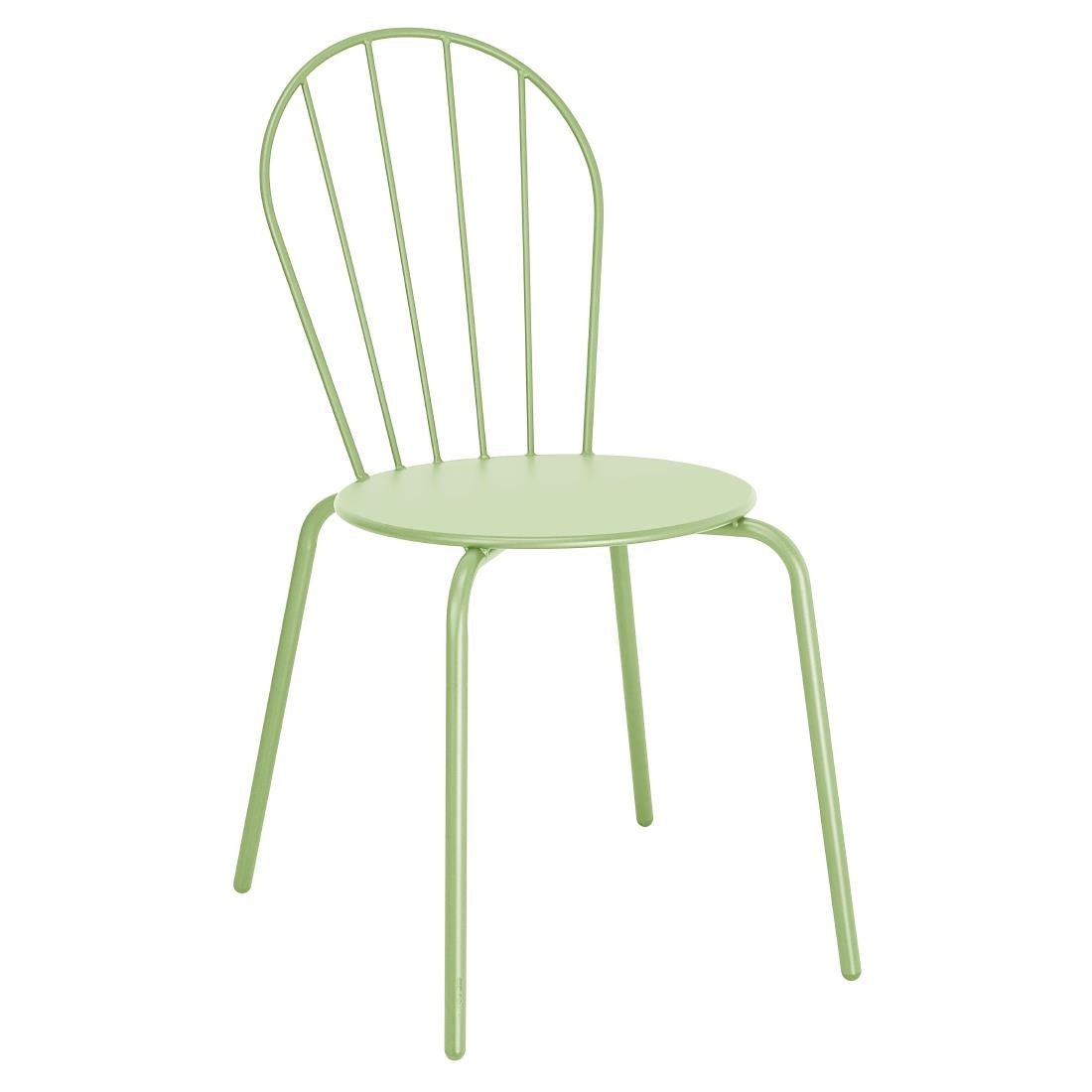 Bolero Adeline Side Chair Light Green (Set 4)