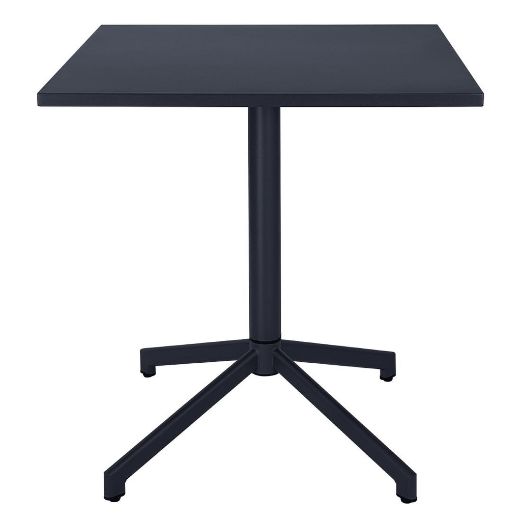 Bolero Porto Folding Table Slate Blue - 700x750mm