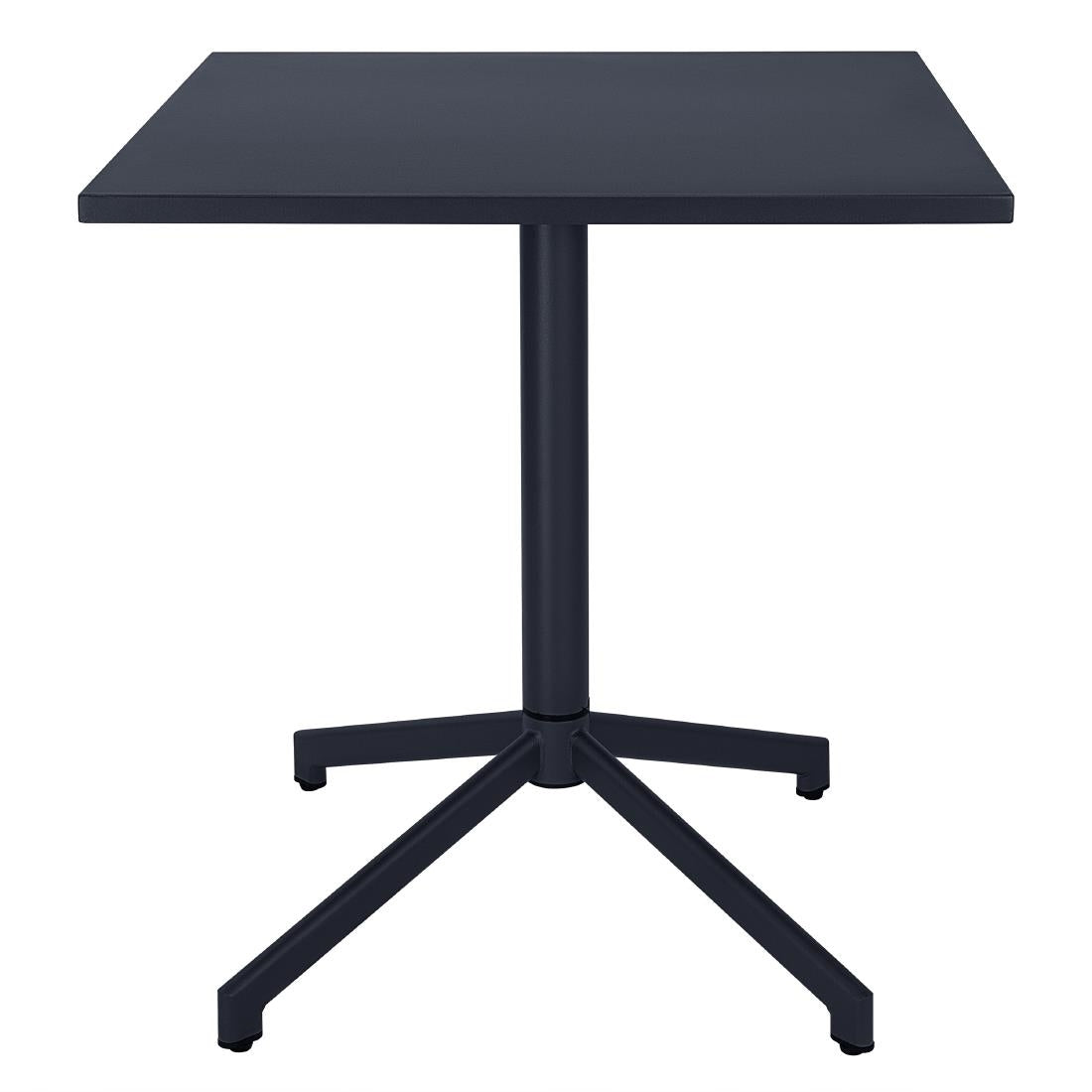 Bolero Porto Folding Table Slate Blue - 700x750mm
