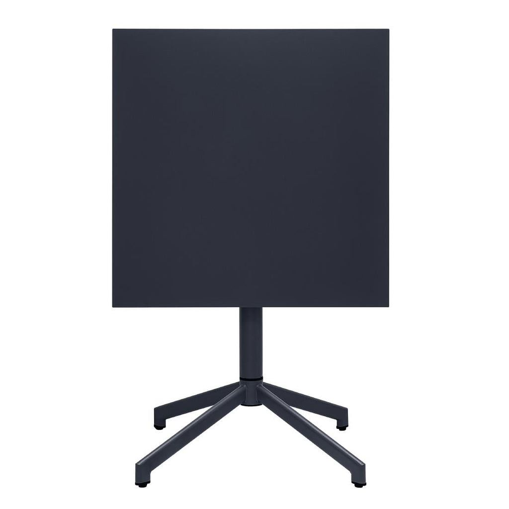 Bolero Porto Folding Table Slate Blue - 700x750mm