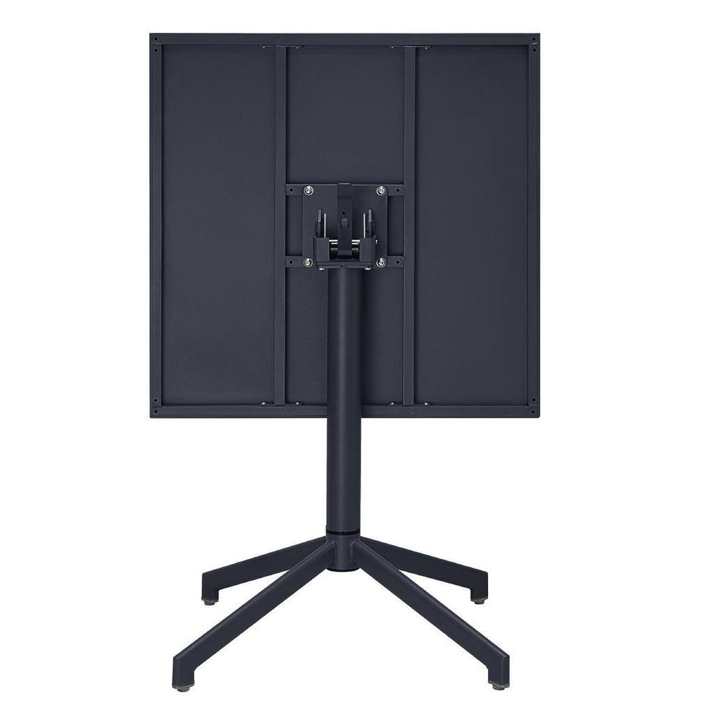 Bolero Porto Folding Table Slate Blue - 700x750mm