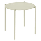 Bolero Perth Round Low Coffee Table Light Grey - 450mm