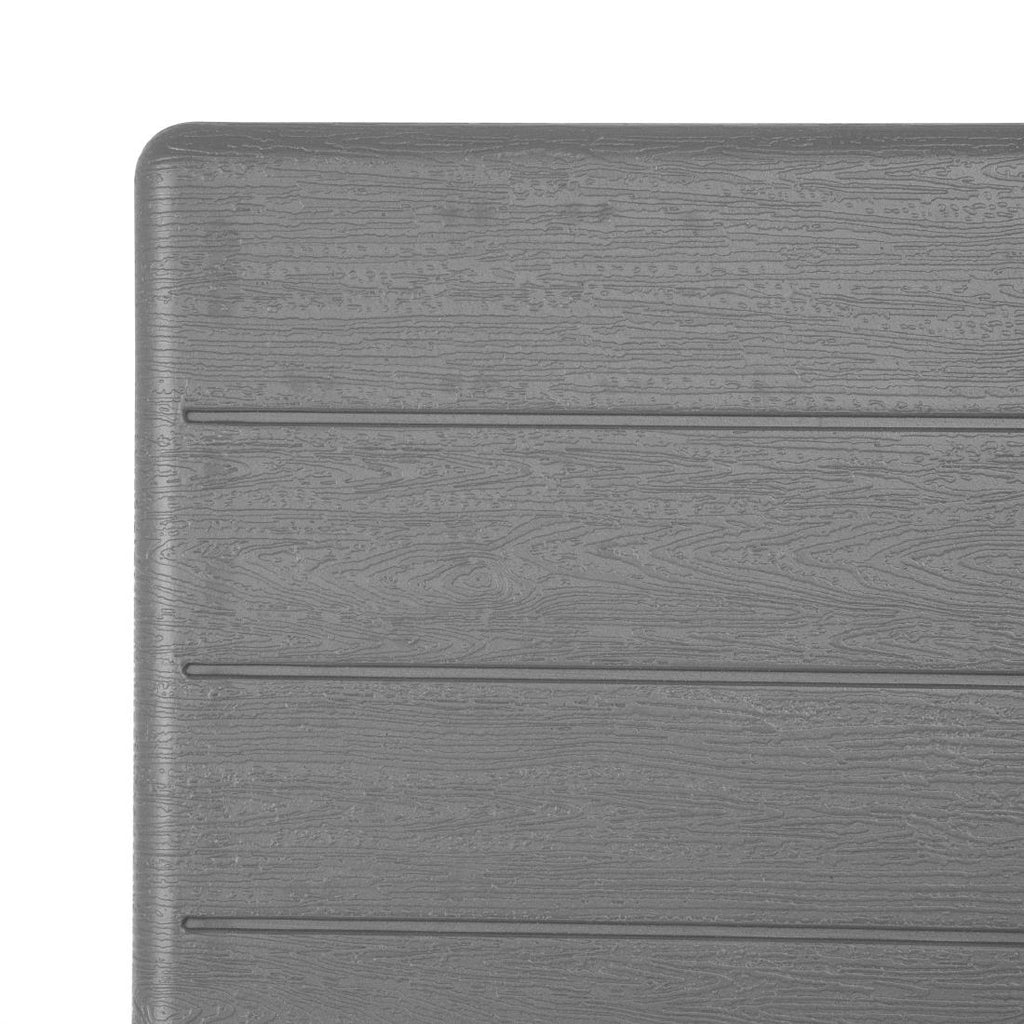 Bolero Square Folding HDPE Table Wood Effect - 620mm