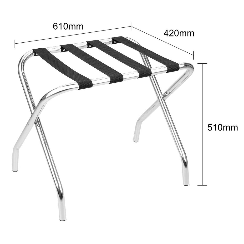 Bolero Luggage Rack Stainless Steel