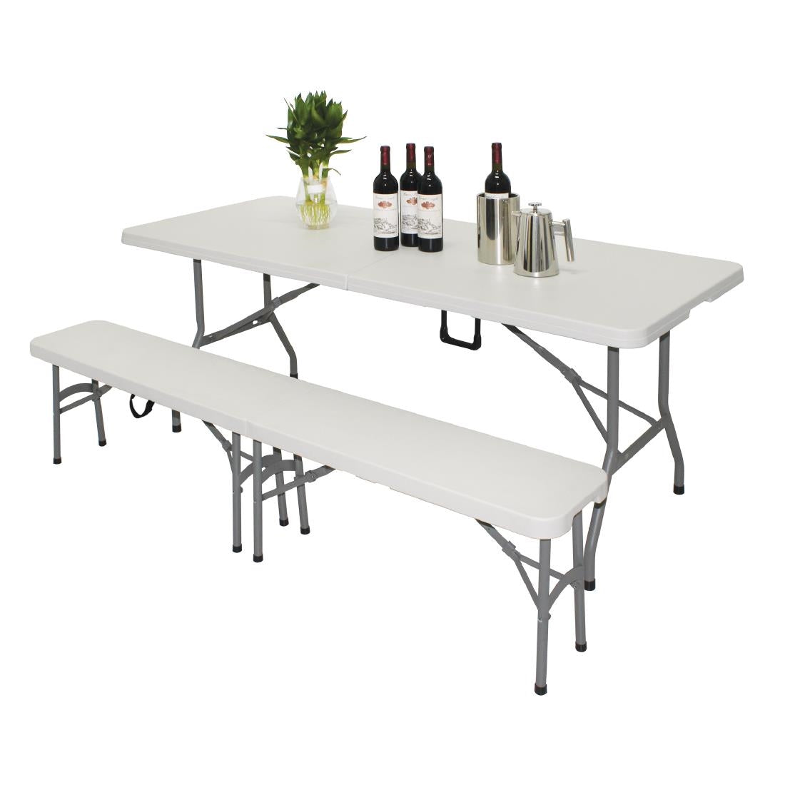 Bolero Centre Folding Bench - 1830mm 6ft