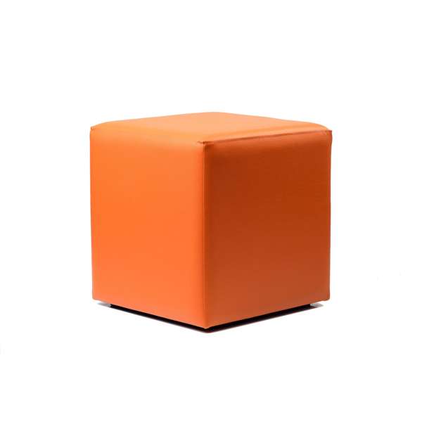 Ottoman Cube - White