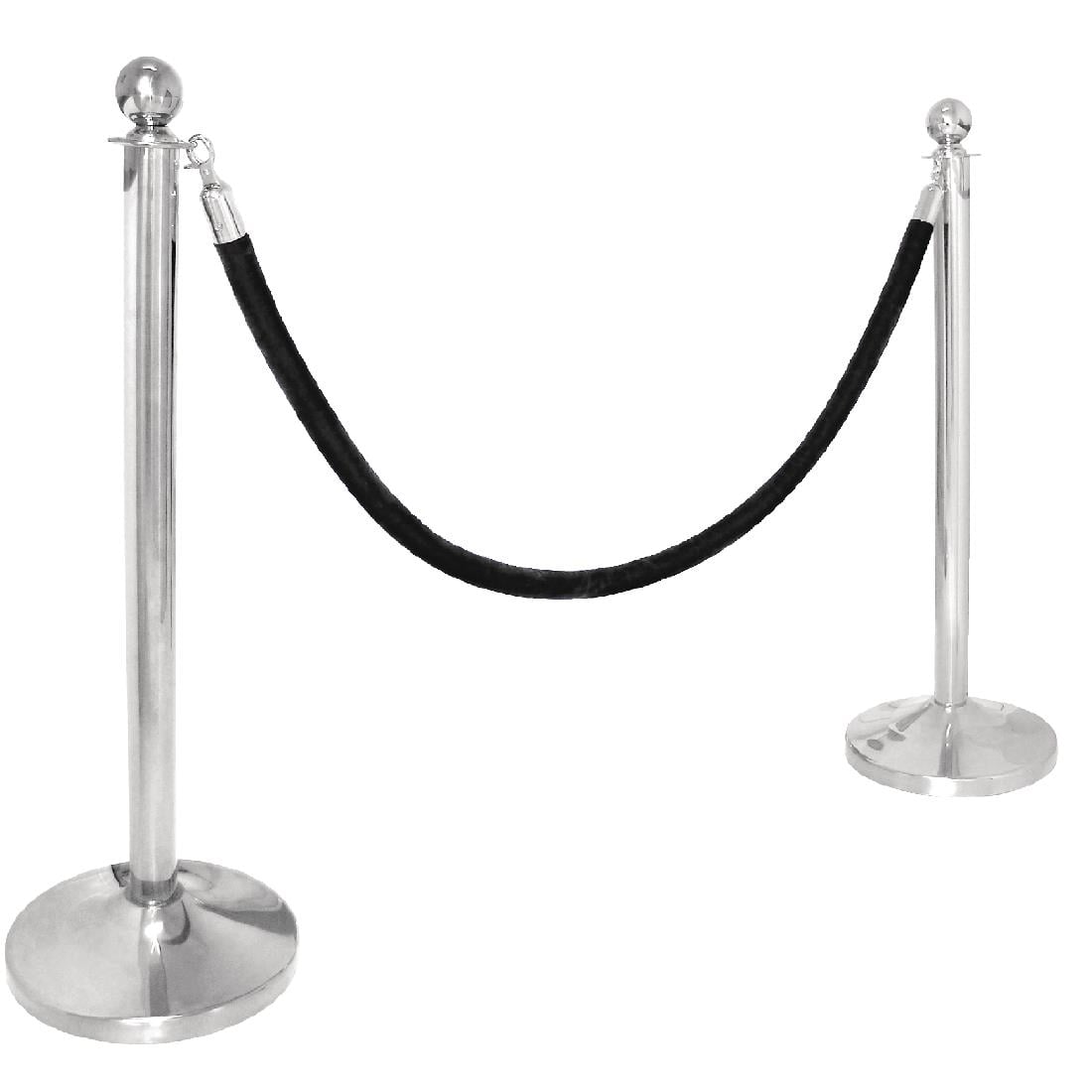 Bolero Ball Top St/St Barrier Post Polished Finish