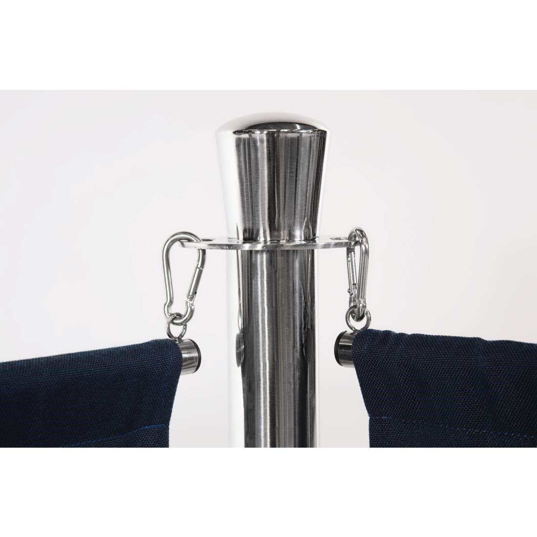 Bolero Dome Top St/St Barrier Post Polished Finish