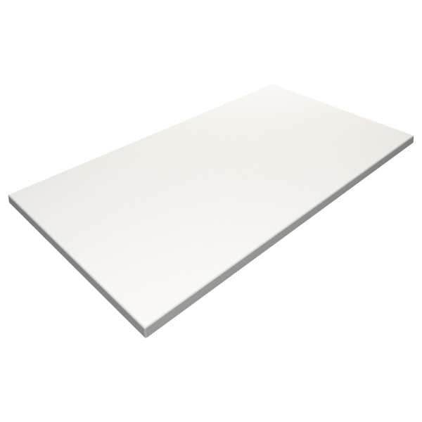 White 1200x800mm Rectangle Duratop by SM France