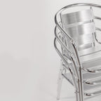 Bolero Armchair Alu. - 53Wx58Dx73.5Hcm (Pack 4)