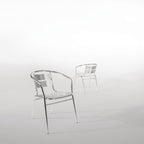 Bolero Armchair Alu. - 53Wx58Dx73.5Hcm (Pack 4)