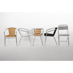 Bolero Armchair Alu. - 53Wx58Dx73.5Hcm (Pack 4)