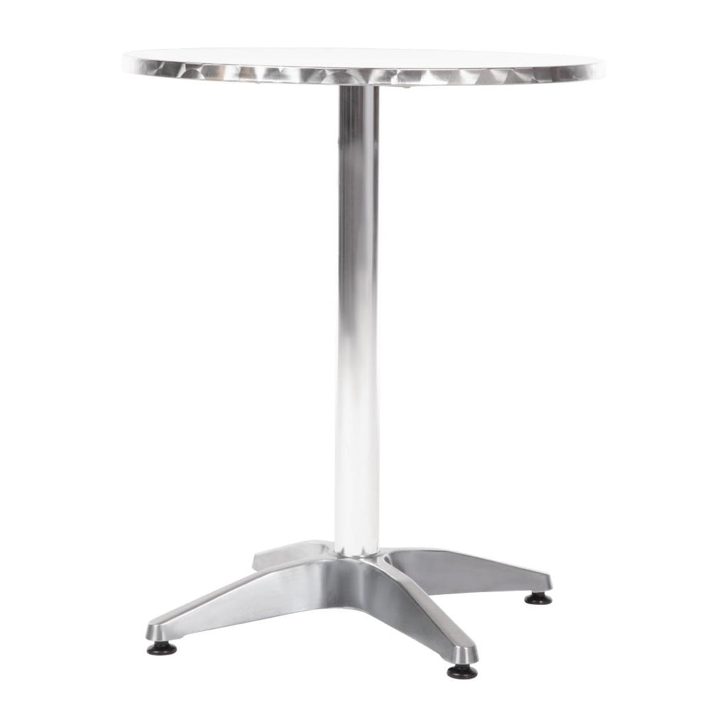Bolero Round Table with Curved Edge Heavy Duty Base Dia - 60x72cm