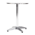 Bolero Round Table with Curved Edge Heavy Duty Base Dia - 60x72cm