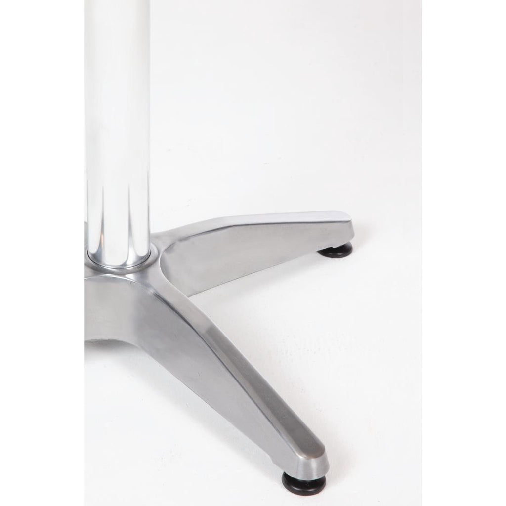 Bolero Round Table with Curved Edge Heavy Duty Base Dia - 60x72cm