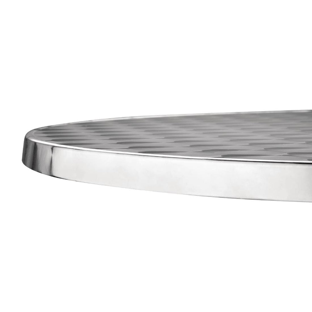 Bolero Poseur Table St/St - 60cm dia
