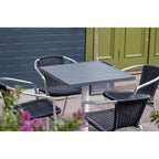 Bolero Outdoor/Indoor Cast Iron Round Table Base - White