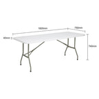 Bolero Foldaway Utility Table - 1.8m